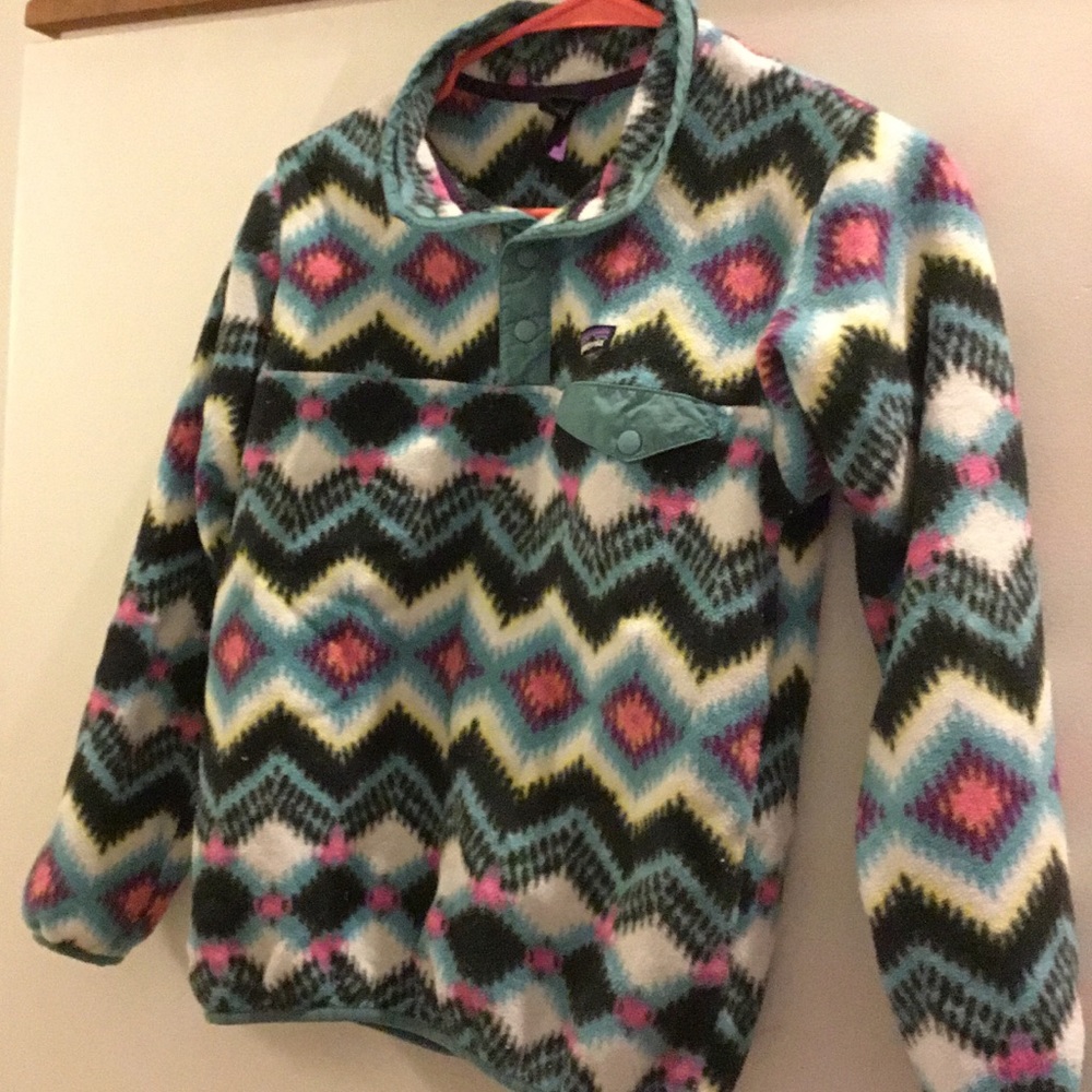 Patagonia Girls Synchilla Snap-T Fleece Sweater